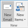 New Email in Outlook 2016
