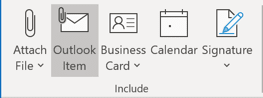 Attach Outlook Item in Microsoft 365 Attach Outlook Item in Outlook 365