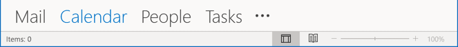 Calendar view in Navigation Bar Microsoft 365 Calendar folder in Navigation Bar Outlook 365