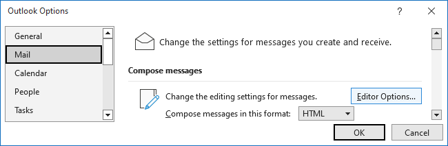 Mail Options in Microsoft 365 Mail Options in Outlook 365