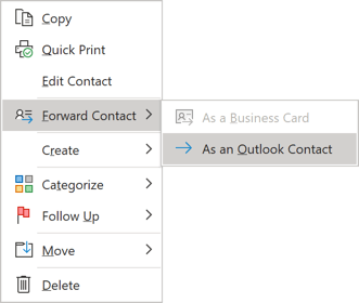 How to share contacts in Office 365?