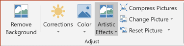 Artistic Effects in PowerPoint 2016 Artistic Effects in PowerPoint 2016