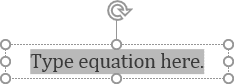 Equitation in PowerPoint 2016 Equitation in PowerPoint 2016