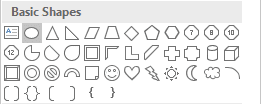 Basic Shapes in PowerPoint 2016 Basic Shapes in PowerPoint 2016