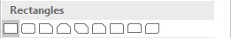Rectangle shapes in PowerPoint 2016 Rectangle shapes in PowerPoint 2016
