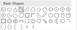 Basic Shapes in PowerPoint 2016 Basic Shapes in PowerPoint 2016