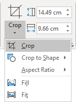 Crop in PowerPoint 365