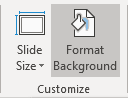 Format Background in PowerPoint 365
