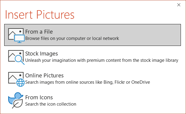 Insert picture in PowerPoint for Microsoft 365 Insert picture in PowerPoint 365