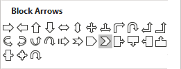 Arrows: Chevron shape in PowerPoint for Microsoft 365 Arrows: Chevron shape in PowerPoint 365