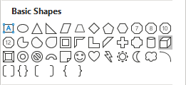 Basic shapes in PowerPoint for Microsoft 365 Basic shapes in PowerPoint 365