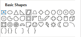 Parallelogram shape in PowerPoint for Microsoft 365 Parallelogram shape in PowerPoint 365
