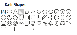 Basic Shapes in PowerPoint 365