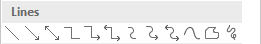 Lines group in Word 2016