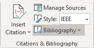 Citations and Bibliography in Word 365