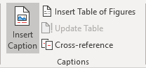 Captions in Word for Microsoft 365 Captions in Word 365