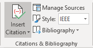 Citations and Bibliography in Word 365