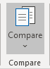 Compare button in Word for Microsoft 365 Compare button in Word 365