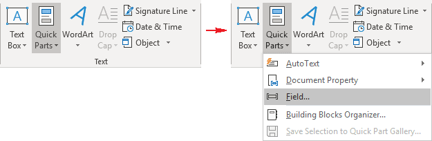 Field in Word for Microsoft 365 Field in Word 365