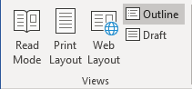 Document Views in Word 365
