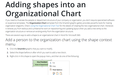 Head Start Organizational Chart