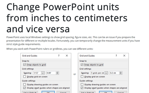 presentation length in powerpoint