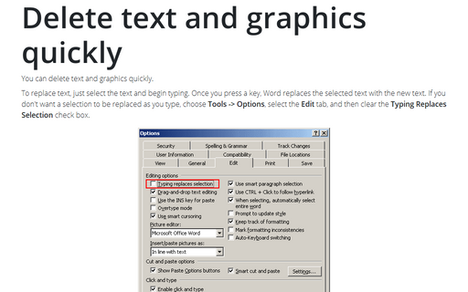 word formatting marks show when i type