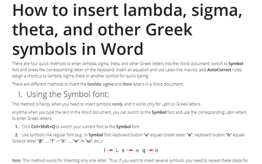 How To Insert Micro Sign Or Mu Symbol In Word Microsoft Word 365