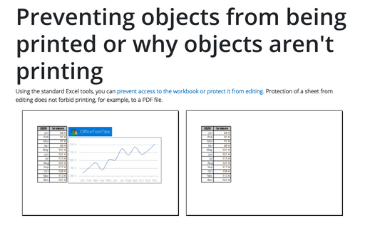 Preventing objects from being printed or why objects aren't printing
