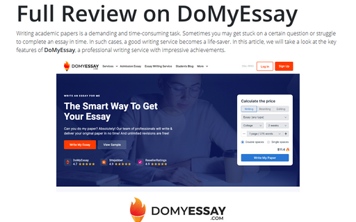 Full Review on DoMyEssay
